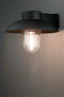 Utebelysning|Utebelysning|Jotex Vägglykta Mani Höjd 21 Cm Svart
