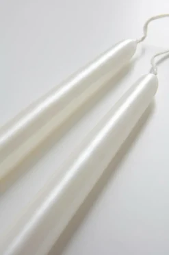 Ljus|Jotex VICKAN PEARL Antikljus 2-pack - Höjd 35 Cm Vit