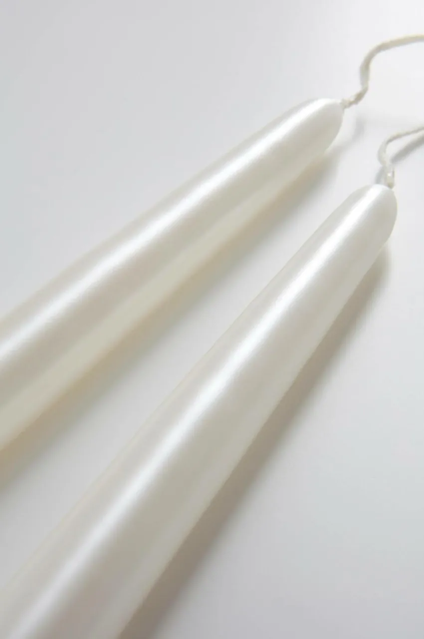Ljus|Jotex VICKAN PEARL Antikljus 2-pack - Höjd 35 Cm Vit