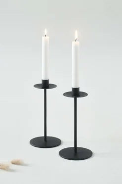 Ljusstakar|Jotex VIDAL Ljusstake 2-pack Svart