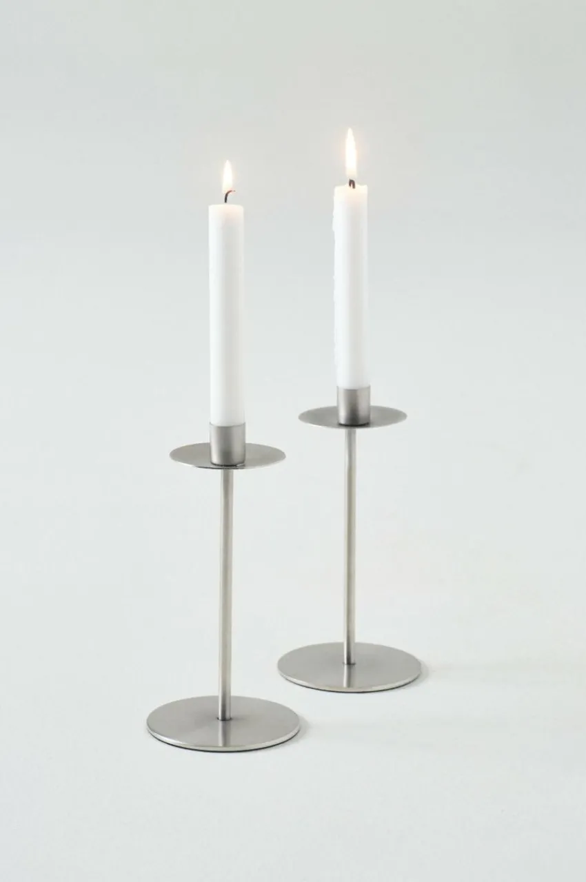 Ljusstakar|Jotex VIDAL Ljusstake 2-pack Silver