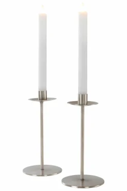 Ljusstakar|Jotex VIDAL Ljusstake 2-pack Silver