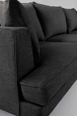 Soffor|Jotex VILLACH Soffa 3-sits Divan Höger Svart