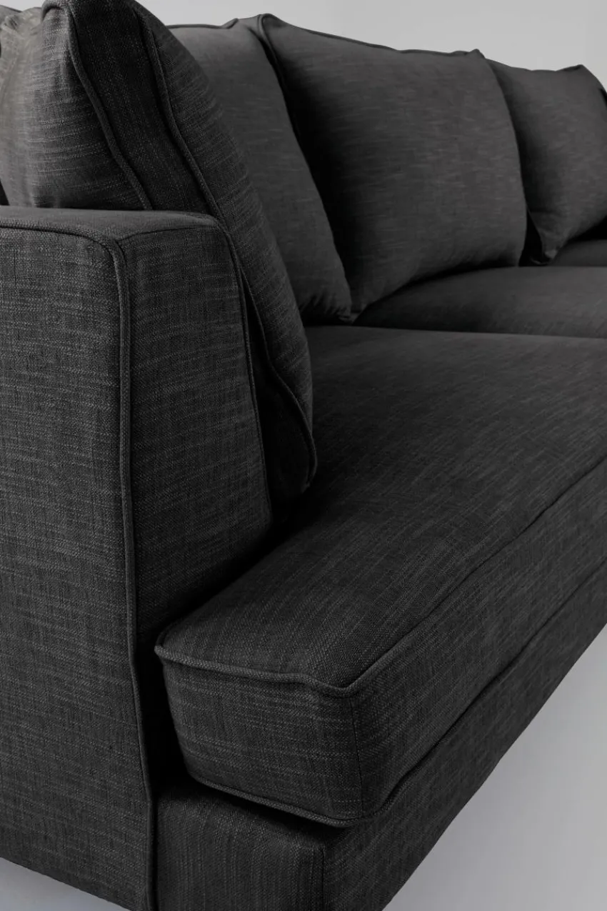 Soffor|Jotex VILLACH Soffa 3-sits Divan Höger Svart