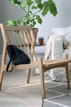 Stolar|Fåtöljer|Jotex VISBY Loungestol Vitsåpad ek