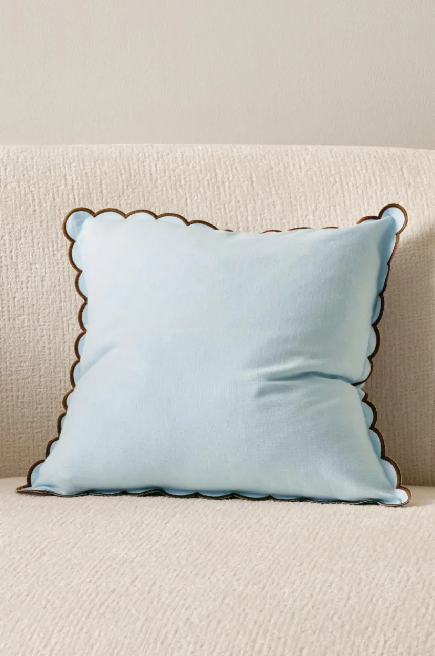 Prydnadskuddar & Fodral|Jotex VIVIAN Kuddfodral 45x45 Cm Blå/brun