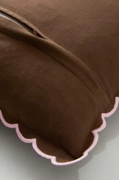 Prydnadskuddar & Fodral|Jotex VIVIAN Kuddfodral 45x45 Cm Brun/rosa