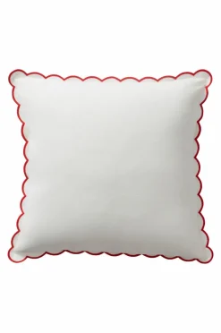 Prydnadskuddar & Fodral|Jotex VIVIAN Kuddfodral 45x45 Cm Naturvit/röd