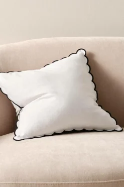 Prydnadskuddar & Fodral|Jotex VIVIAN Kuddfodral 45x45 Cm Naturvit /svart