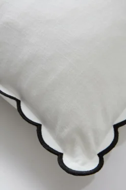 Prydnadskuddar & Fodral|Jotex VIVIAN Kuddfodral 45x45 Cm Naturvit /svart