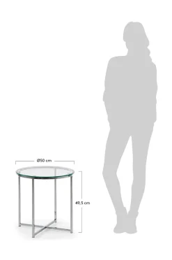 Bord|Jotex VIVID Soffbord 50x50 Cm Transparent