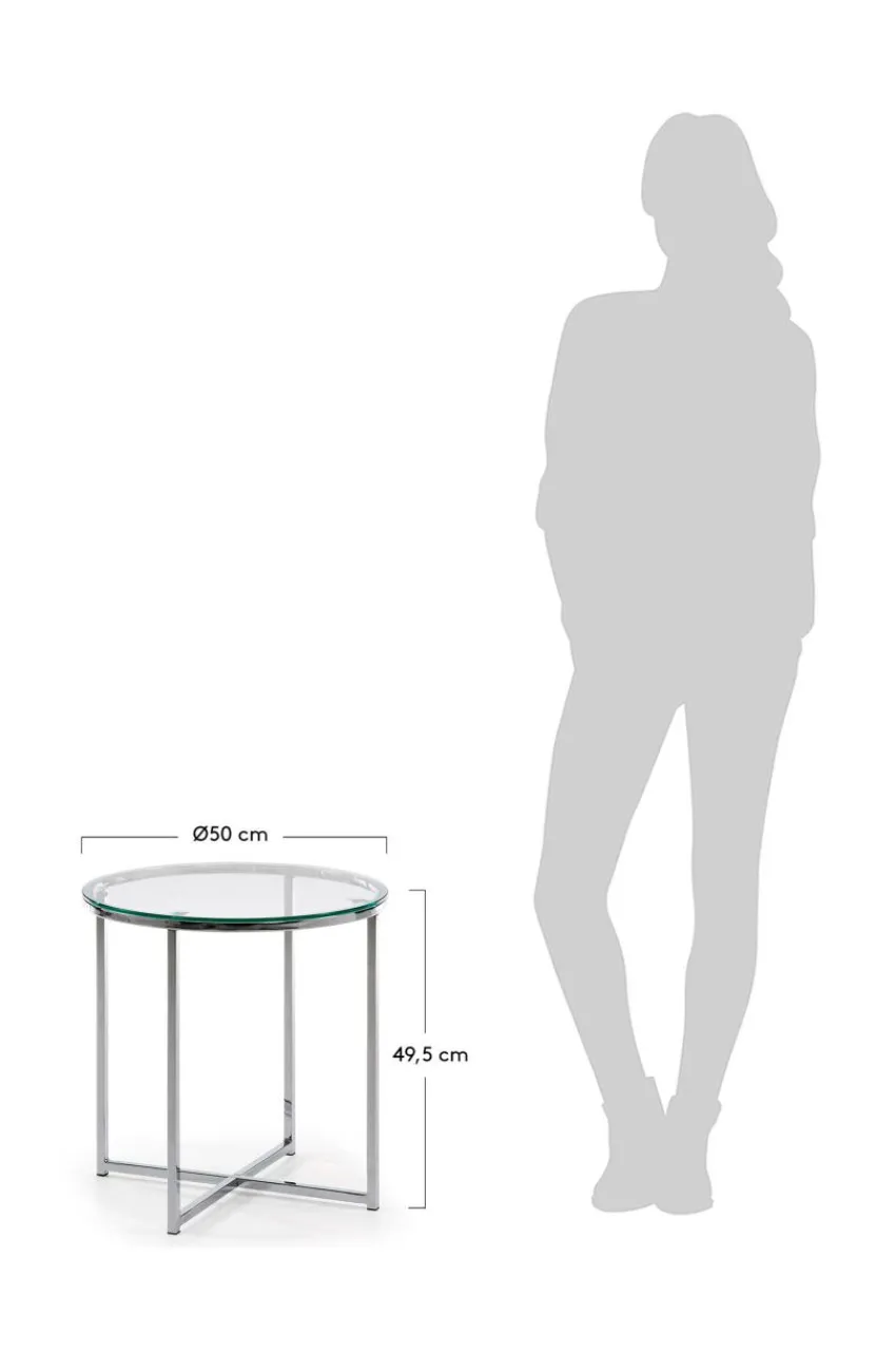 Bord|Jotex VIVID Soffbord 50x50 Cm Transparent