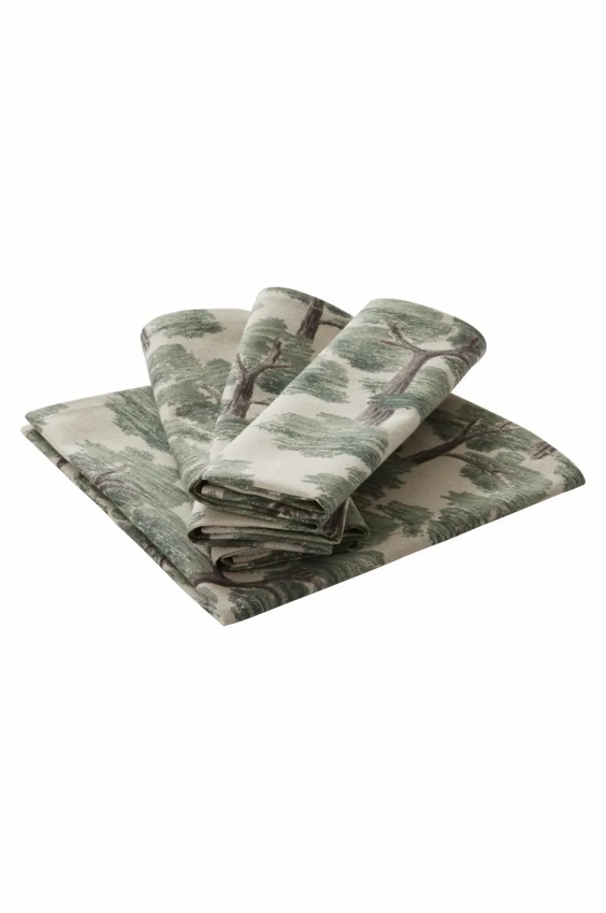 Servetter|Juldukning|Jotex WALDEMAR Servett 4-pack Grön