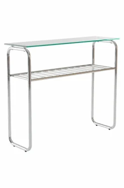 Bord|Jotex WALLE Sideboard 32x100 Cm Krom/glas