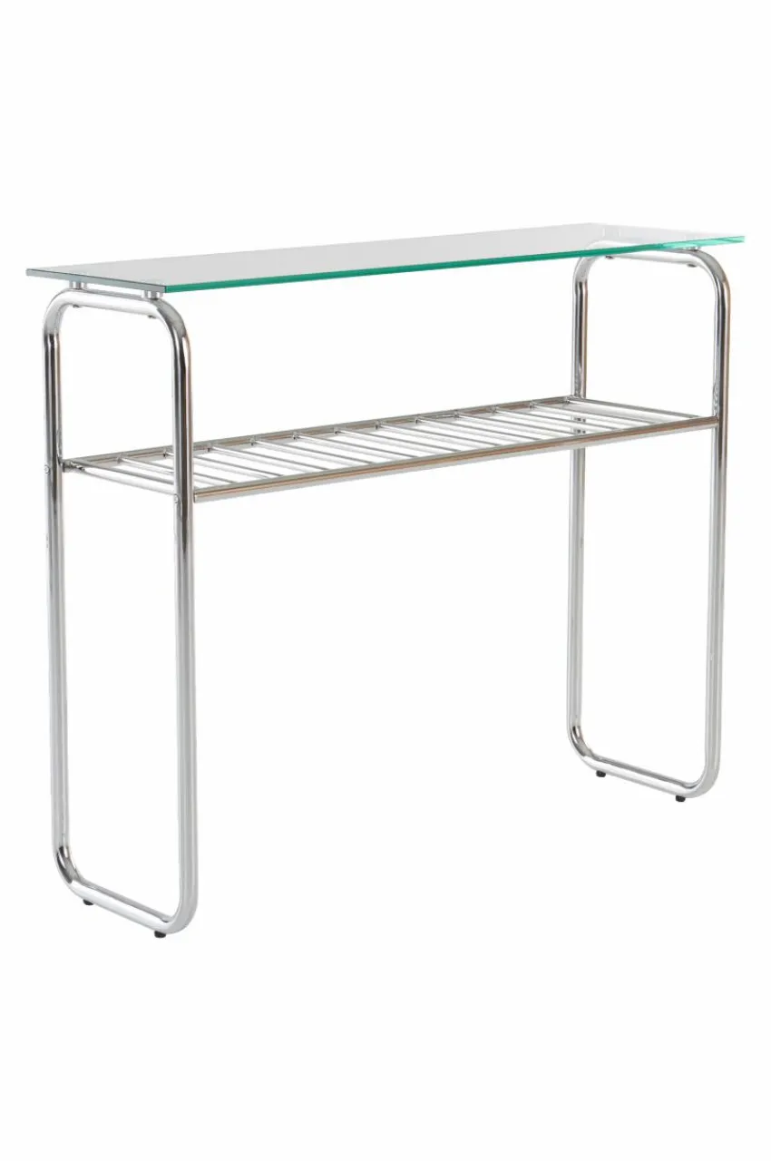 Bord|Jotex WALLE Sideboard 32x100 Cm Krom/glas