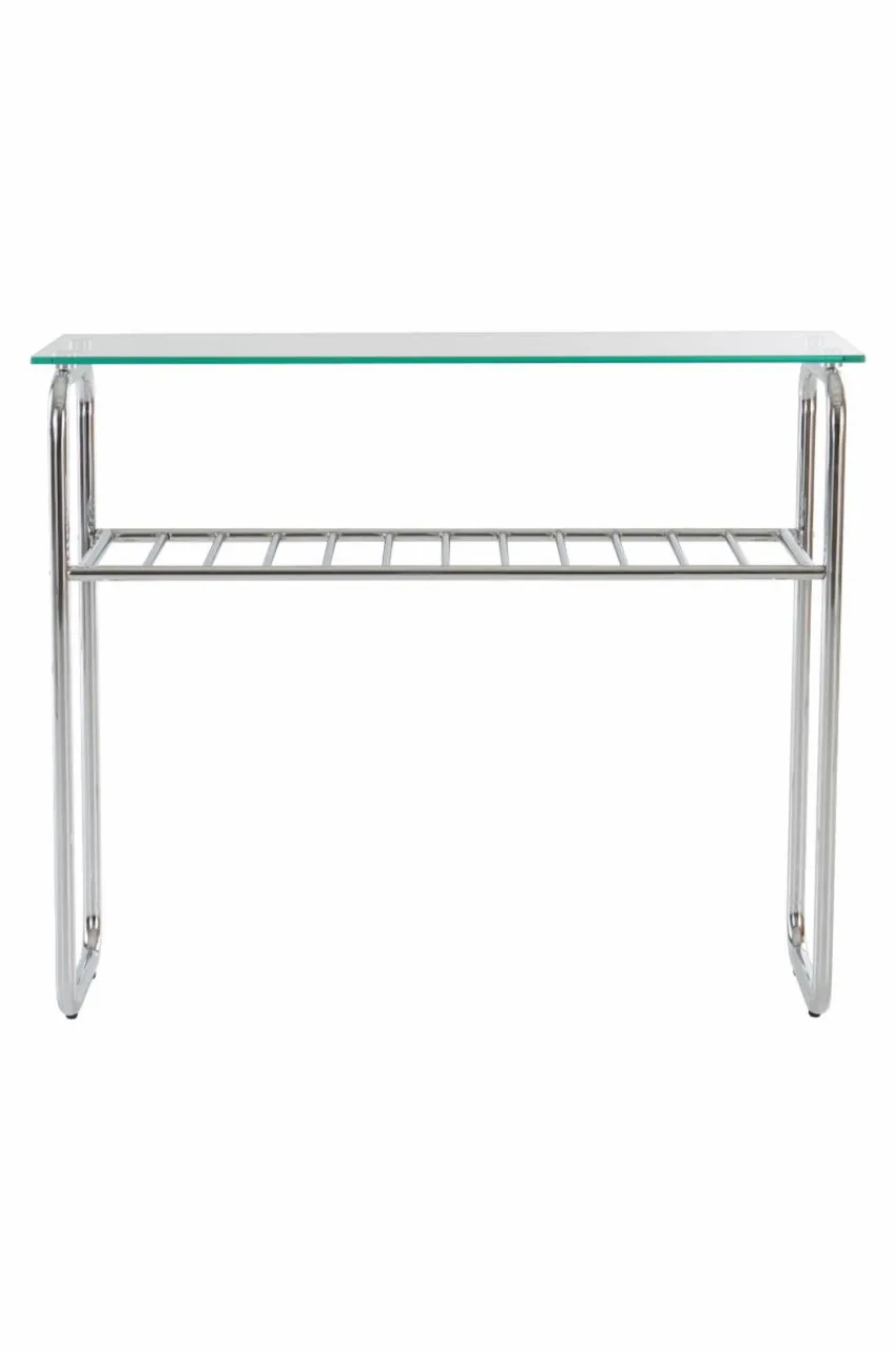 Bord|Jotex WALLE Sideboard 32x100 Cm Krom/glas
