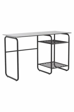 Skrivbord|Bord|Jotex WALLE Skrivbord 50x120 Cm Svart/grått glas