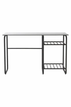 Skrivbord|Bord|Jotex WALLE Skrivbord 50x120 Cm Svart/grått glas