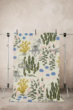 Bomulls- & Trasmattor|Barnmattor|Jotex WATERS Bomullsmatta 130x190 Cm Multi