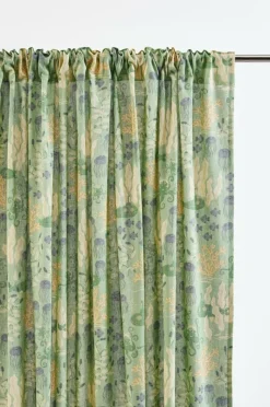 Barngardiner|Jotex WATERS Multifunktionsgardin 2-pack Grön