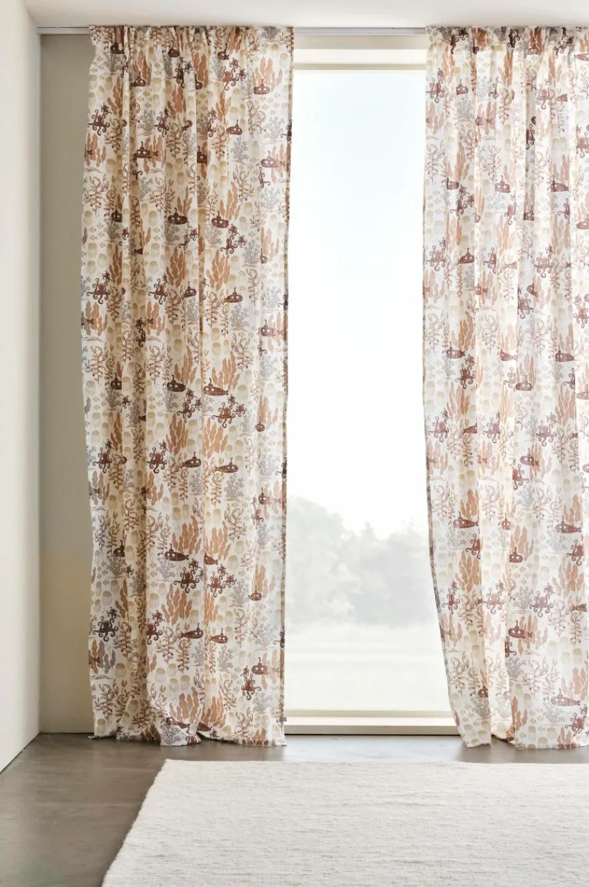Barngardiner|Jotex WATERS Multifunktionsgardin 2-pack Rosa
