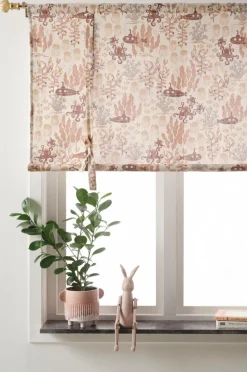 Barngardiner|Jotex WATERS Roll Up-gardin Rosa