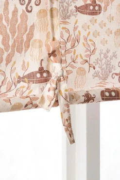 Barngardiner|Jotex WATERS Roll Up-gardin Rosa