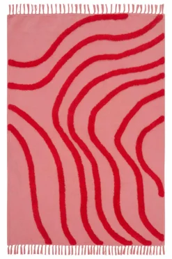 Bomulls- & Trasmattor|Barnmattor|Jotex WAVE Bomullsmatta Ekologisk 130x190 Cm undefined