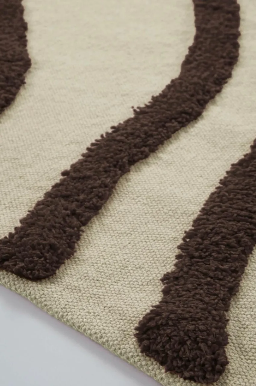 Bomulls- & Trasmattor|Barnmattor|Jotex WAVE Bomullsmatta Ekologisk 130x190 Cm undefined