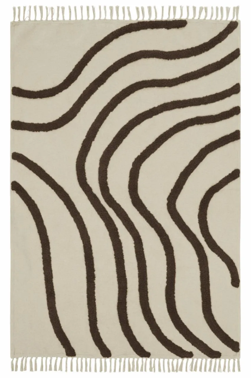 Bomulls- & Trasmattor|Barnmattor|Jotex WAVE Bomullsmatta Ekologisk 130x190 Cm undefined