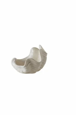 Prydnadssaker|Jotex WAVE Dekorationsskål Naturvit