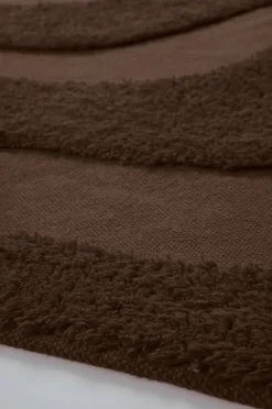 Bomulls- & Trasmattor|Barnmattor|Jotex WAVING Bomullsmatta Ekologisk 130x190 Cm Chokladbrun