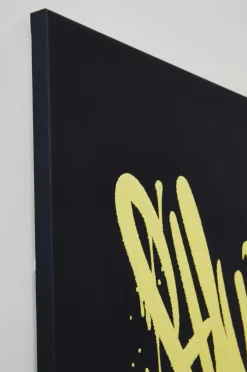 Posters & Tavlor|Jotex WILDER Canvastavla 90x74 Cm Svart/gul