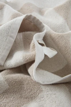 Handdukar|Jotex WILLIAM Handduk 50x70 Cm Beige/vit