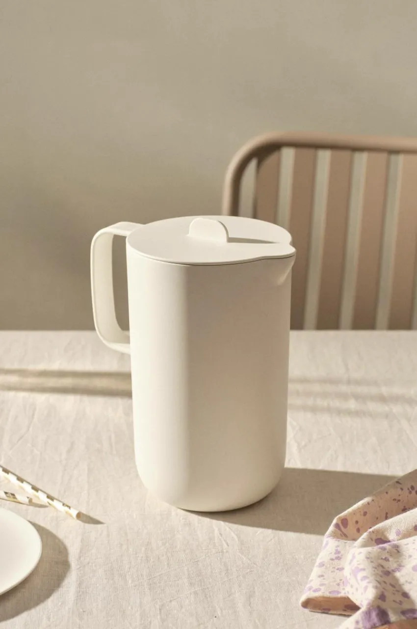 Kökstillbehör|Glas|Jotex WILLO PICNIC Kanna Vit