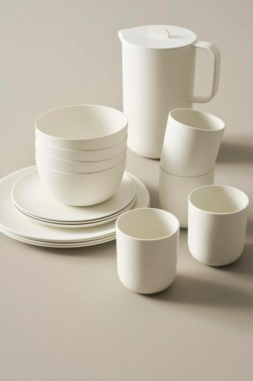 Kökstillbehör|Glas|Jotex WILLO PICNIC Kanna Vit
