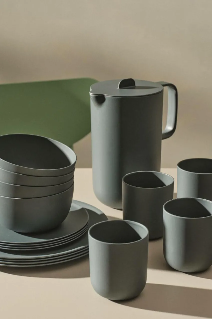 Kökstillbehör|Glas|Jotex WILLO PICNIC Kanna Mörkgrå