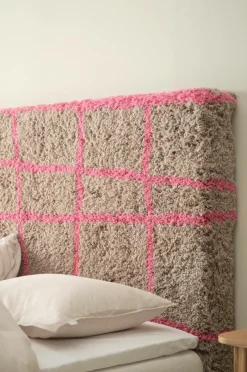 Sänggavlar|Jotex WINK Sänggavel 160 Cm Rosa/grå