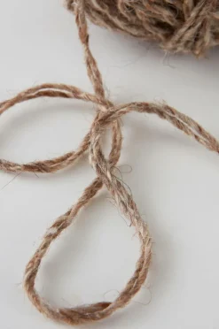 Presentpapper & Snöre|Juldekoration|Jotex WOOLY Ullsnöre - Längd 50 Meter Brun/beige