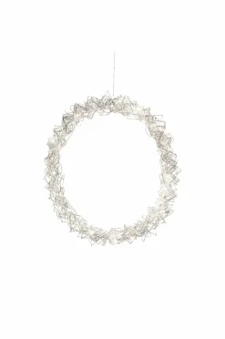 Julbelysning|Jotex WREATH Krans LED ø 45 Cm Silver