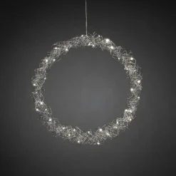 Julbelysning|Jotex WREATH Krans LED ø 45 Cm Silver