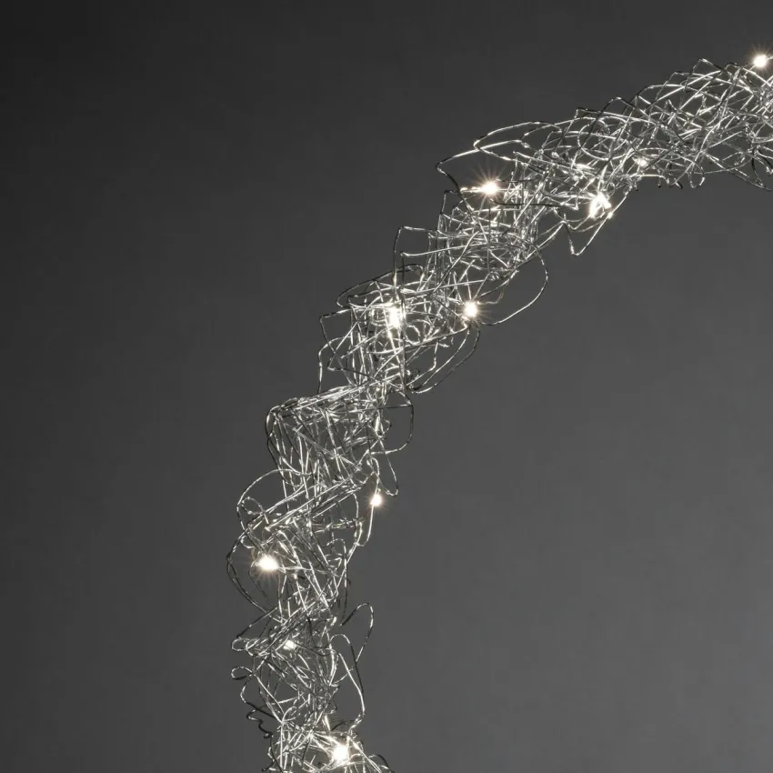 Julbelysning|Jotex WREATH Krans LED ø 45 Cm Silver
