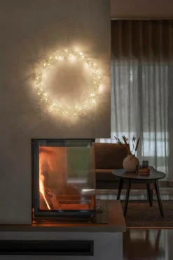 Julbelysning|Jotex WREATH Krans LED ø 45 Cm Silver