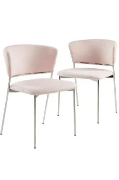 Stolar|Jotex YAKIMA Stol 2-pack Ljusrosa