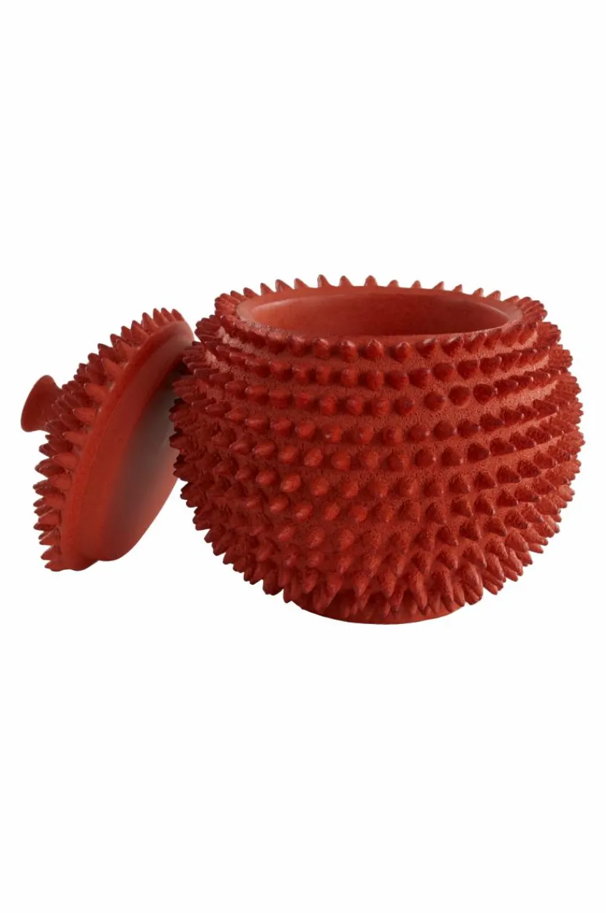 Prydnadssaker|Förvaring|Jotex YAVA Dekorationsask ø 18 Cm Orange