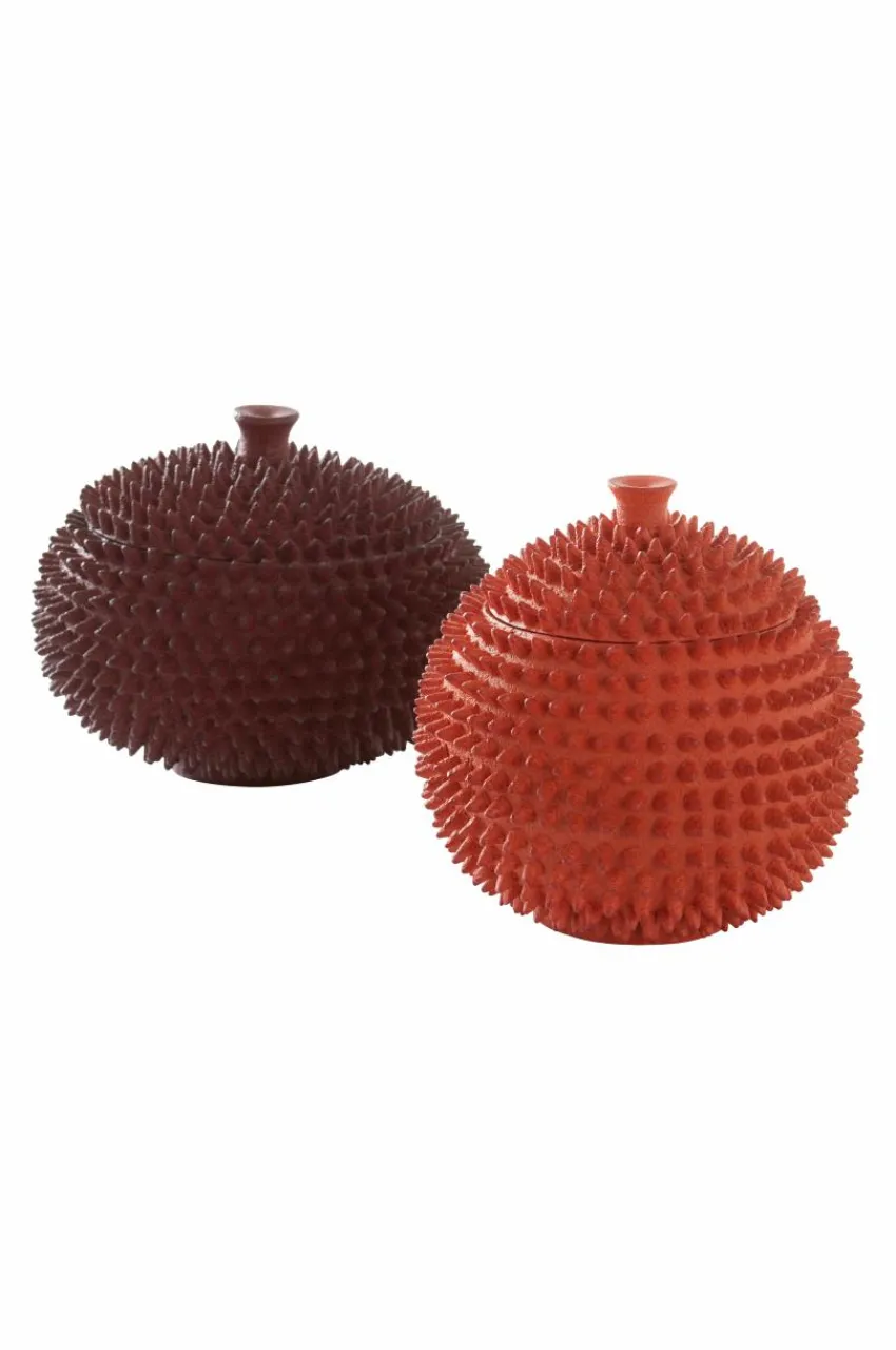 Prydnadssaker|Förvaring|Jotex YAVA Dekorationsask ø 18 Cm Orange