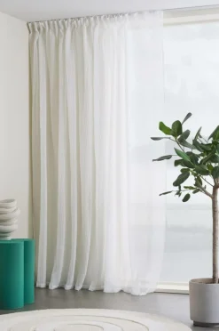 Multifunktionsgardiner|Jotex YUNA Multifunktionsgardin 1 Längd - Extra Bred Naturvit