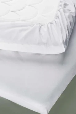 Barnsängkläder|Jotex ZACK BABY Dra-på-lakan Vagn/vagga 40x90 Cm - Ekologisk Vit