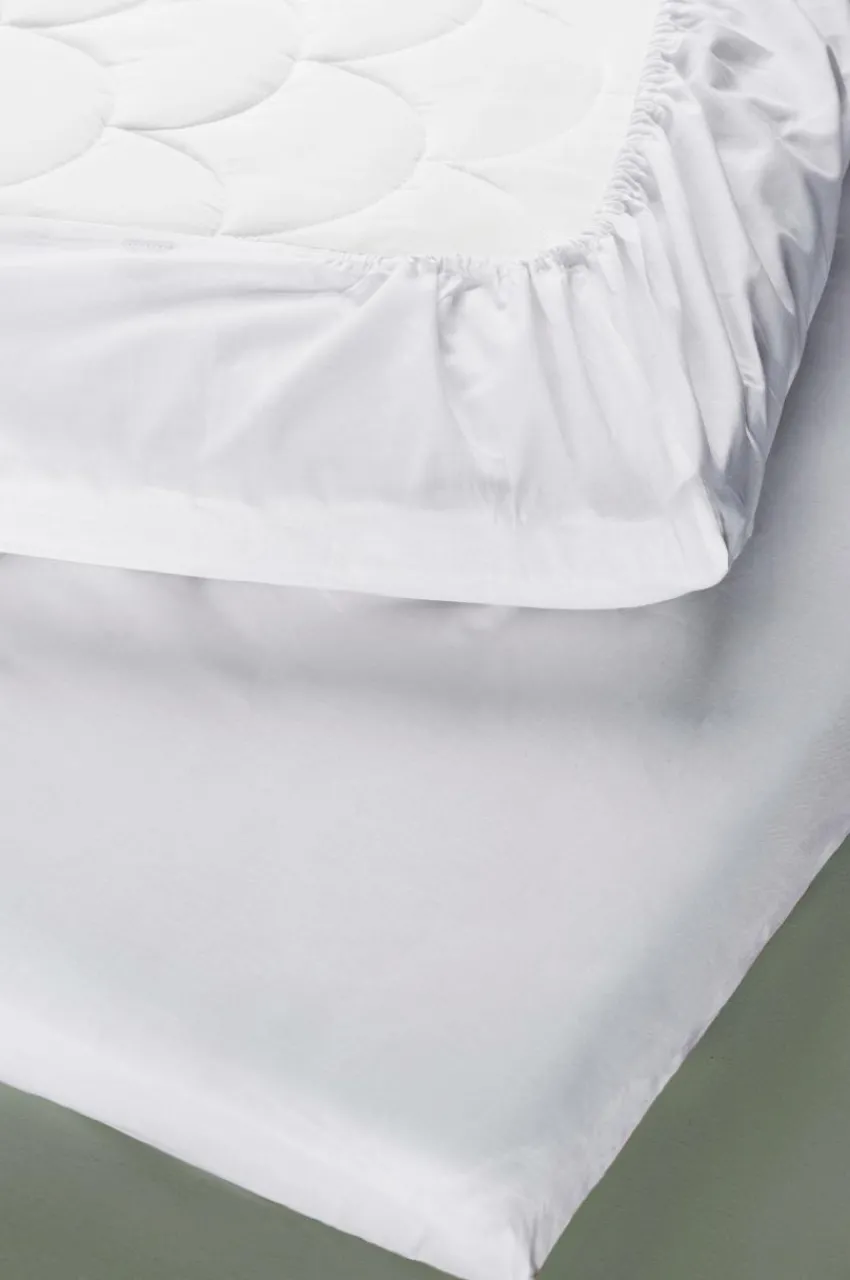 Barnsängkläder|Jotex ZACK BABY Dra-på-lakan Vagn/vagga 40x90 Cm - Ekologisk Vit
