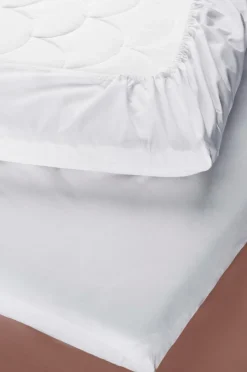 Barnsängkläder|Jotex ZACK MINI Dra-på-lakan Spjälsäng 60x120 Cm - Ekologisk Vit